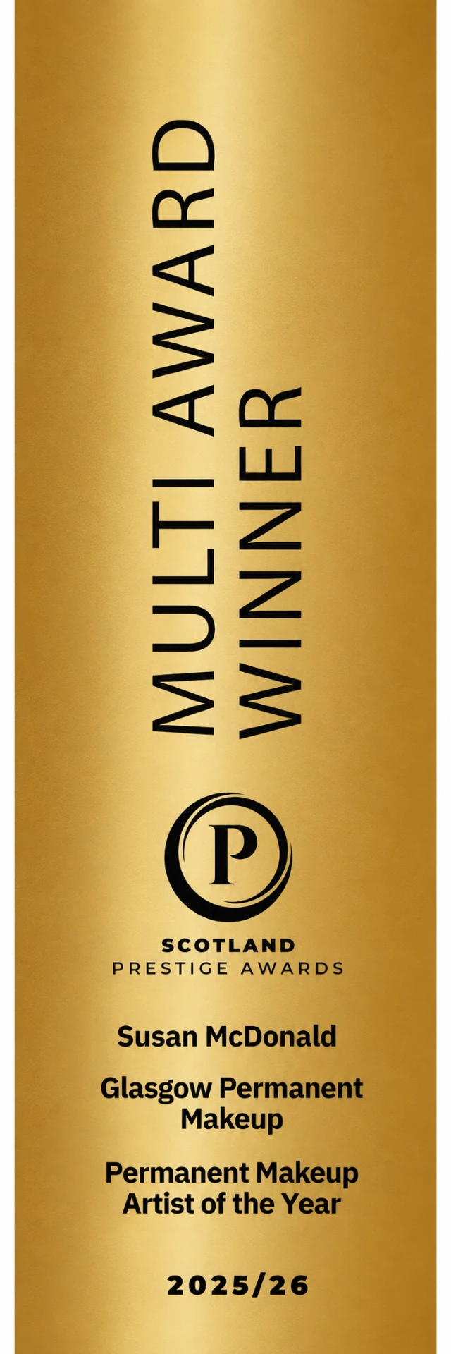 Scottish Beauty Awards 2025 Finalist badge